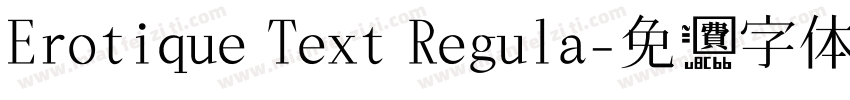 Erotique Text Regula字体转换